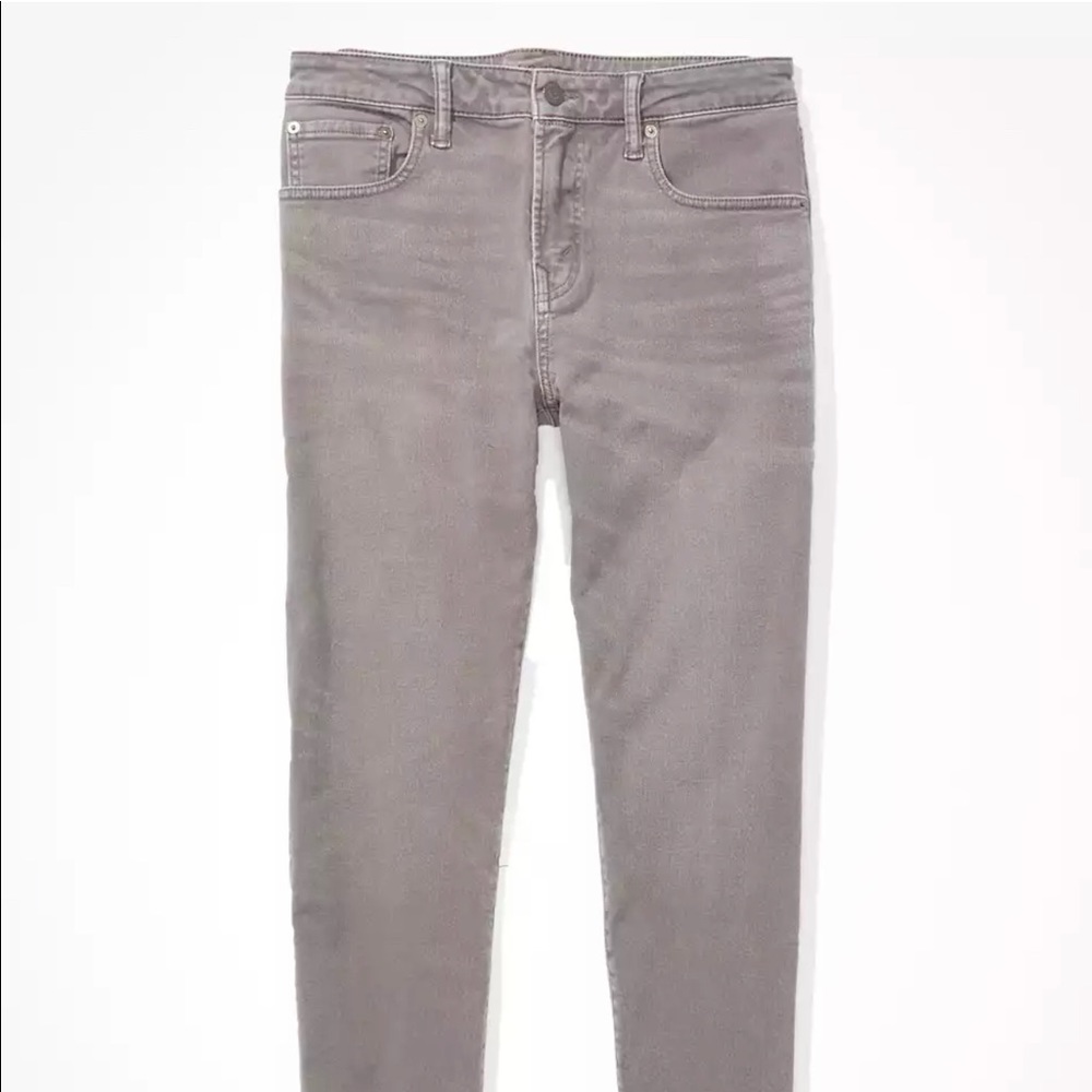 Mens American Eagle Ne(x)t Level Flex Gray Jeans